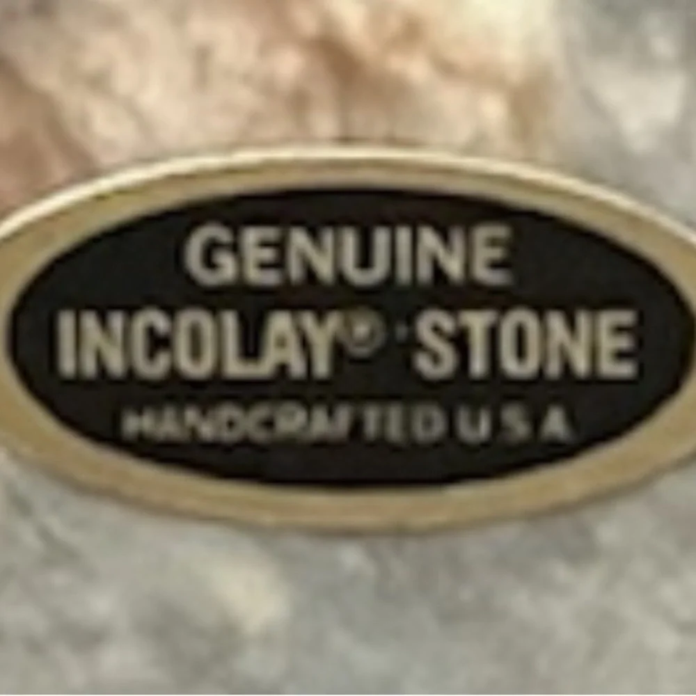 Vintage Jewelry Box with Nautical Design, Authentic Incolay Stone. - Picture 6 of 6